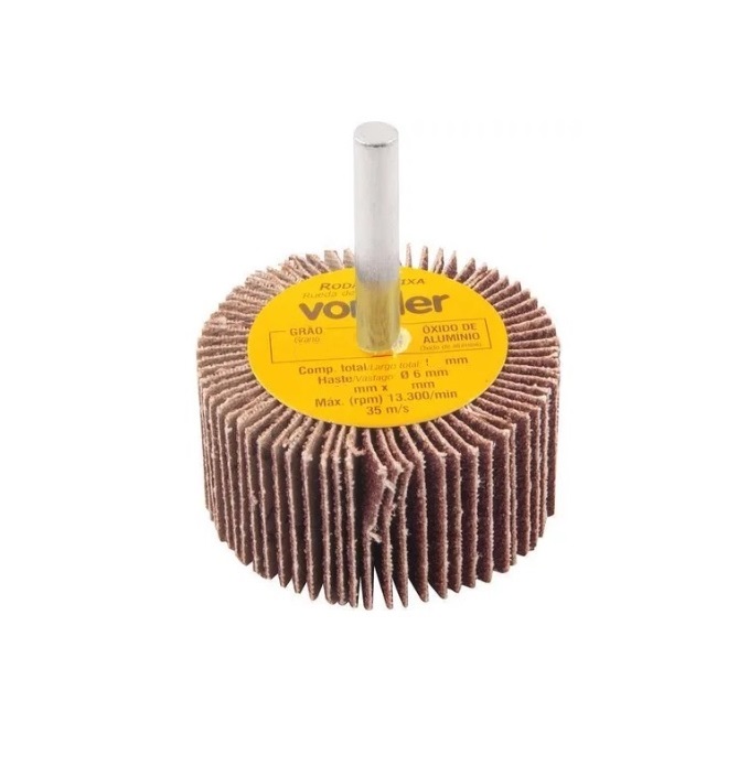 RODA LIXA 50MM X 20MM COM HASTE G-050 ref. 026576
