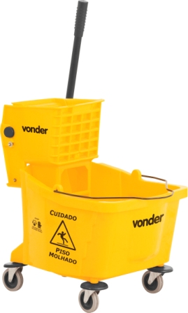 BALDE CARRO PARA LIMPEZA MOP C/ ESPREMEDOR 32LT ref. 025897