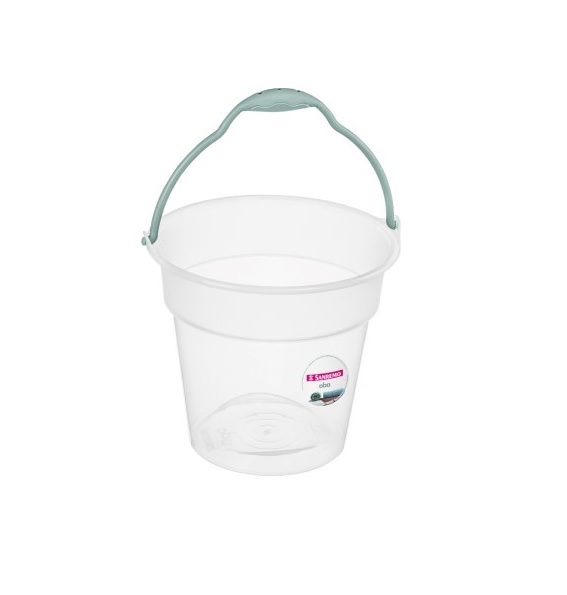 BALDE PLASTICO 15LTRS CRISTAL 615 ref. 027222