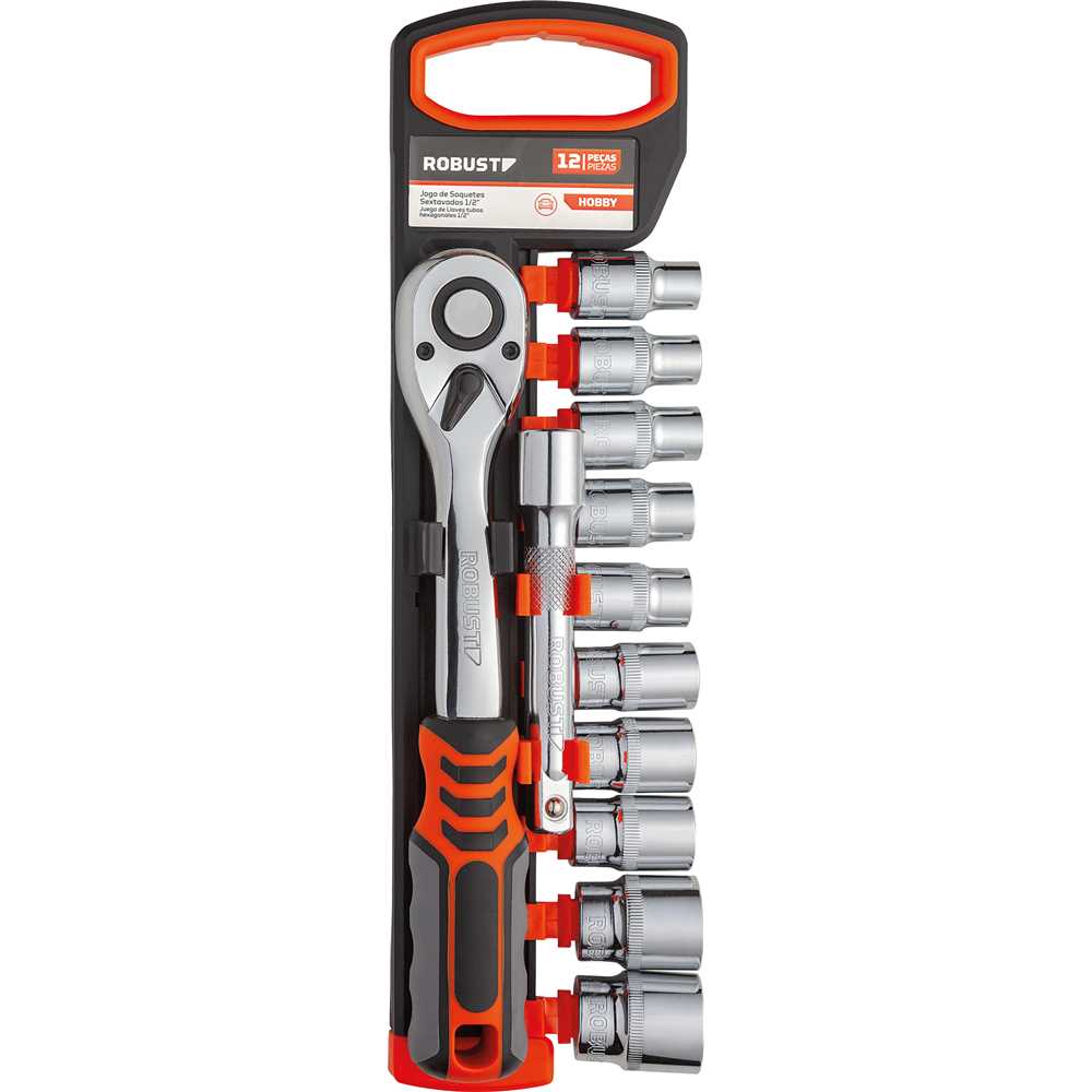 CHAVE SOQUETE JOGO 12PC 1/2 10MM A 24MM ref. 027488