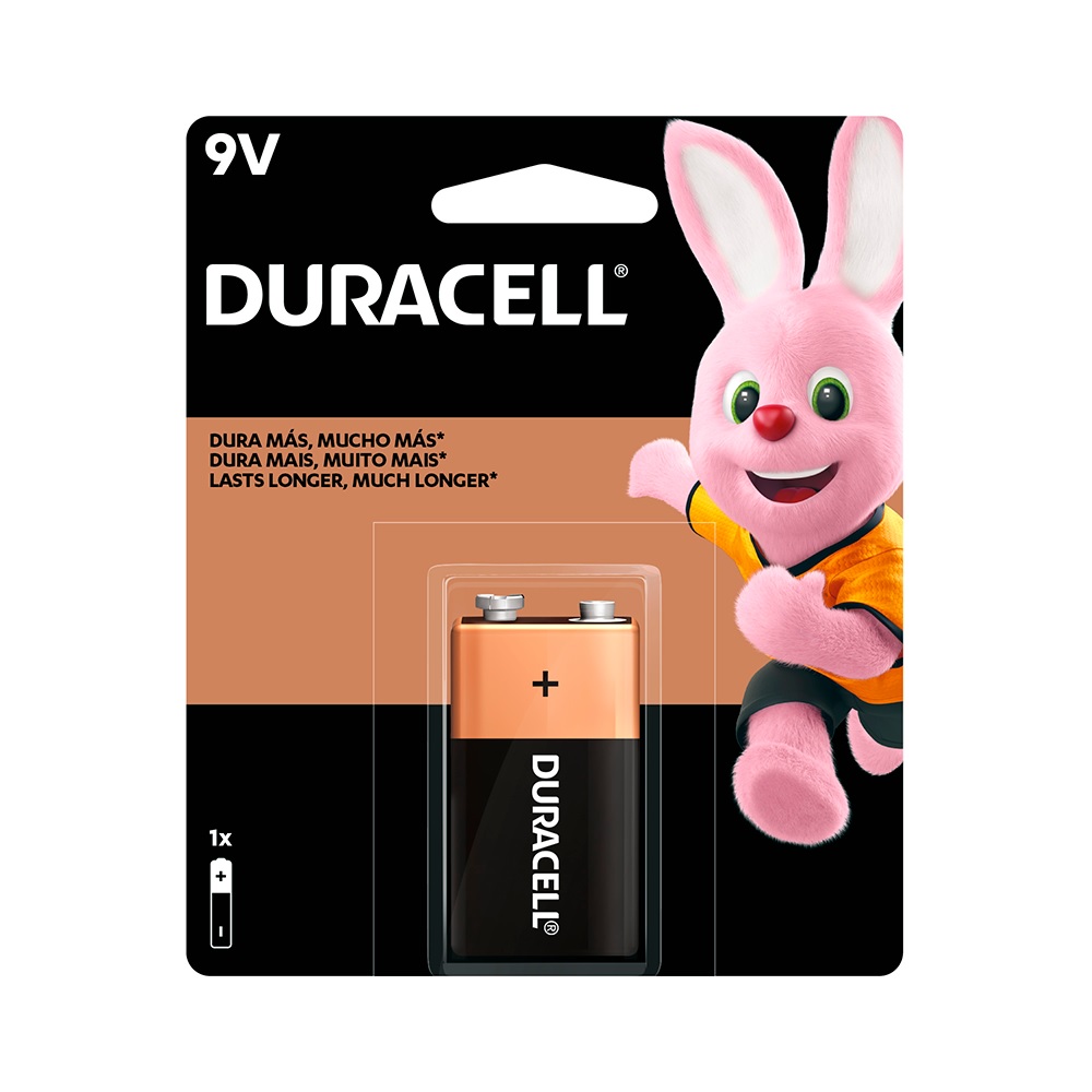 PILHA ALC.MOD- BATERIA 9V DURACELL ref. 12.1232