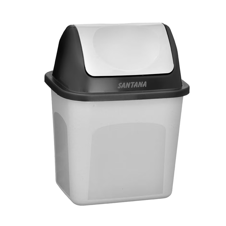 LIXEIRA PLASTICO   5 LITROS BASCULANTE CORES ref. 025602