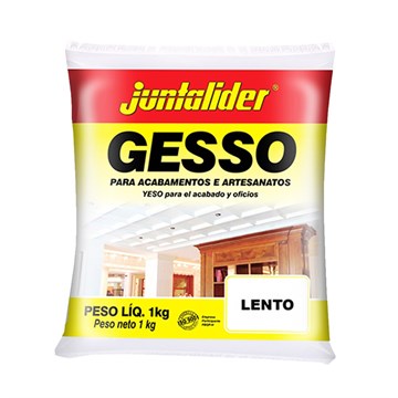 GESSO ** LENTO ** 01 KG JUNTALIDER ref. 11.0011