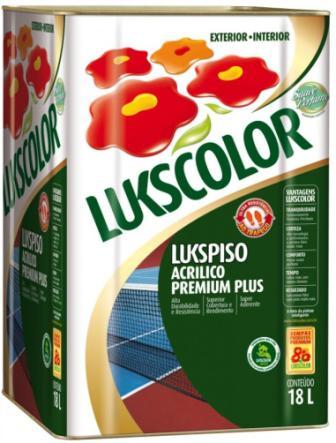 TINTA PISO LUKSPISO 18LTRS VERM.SEGURANCA ref. 027423