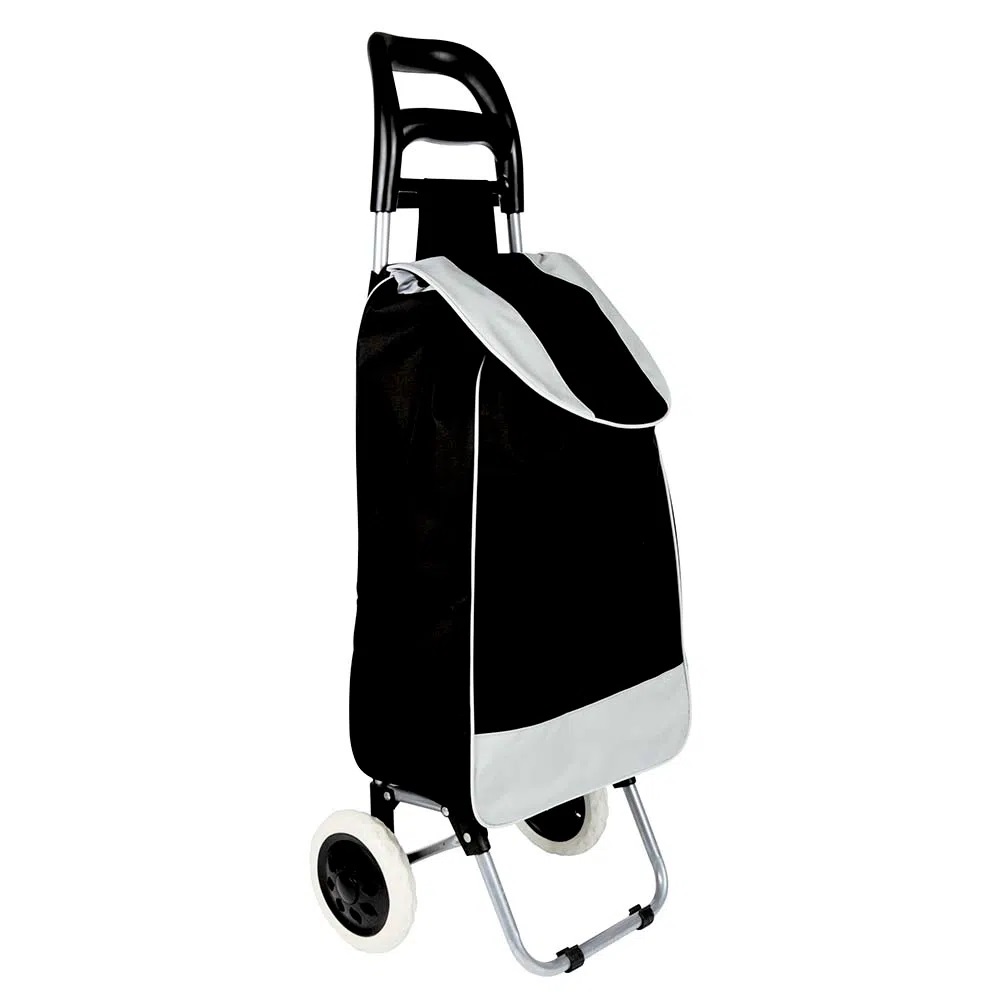 CARRINHO DE FEIRA / COMPRAS LEVA TUDO BAG PRETO ref. 025018