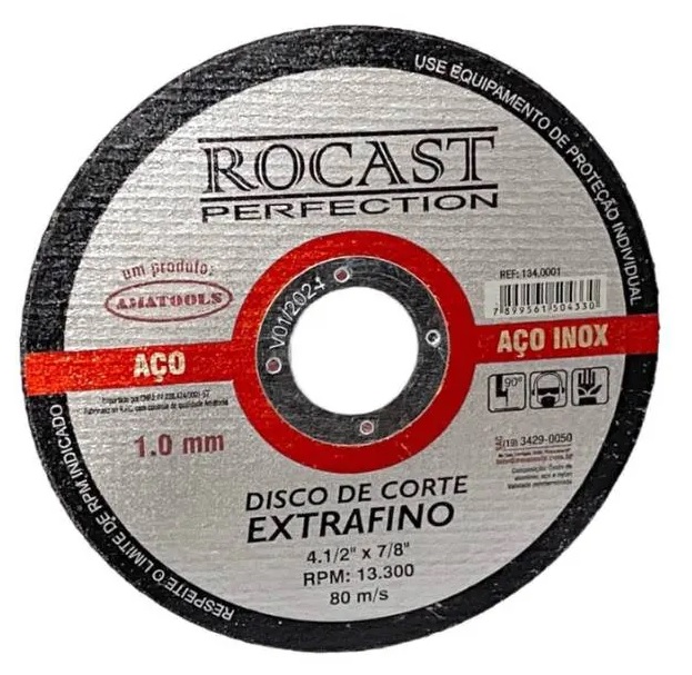DISCO CORTE INOX 4.1/2X1.0X7/8 ROCAST ref. 026138