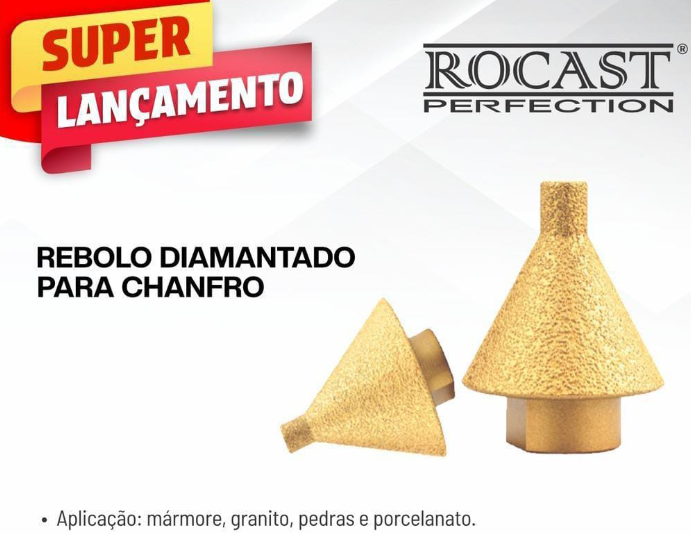 REBOLO DIAMANTADO P/ CHANFRO 9 - 50MM M14 ref. 026824 - Imagem 2