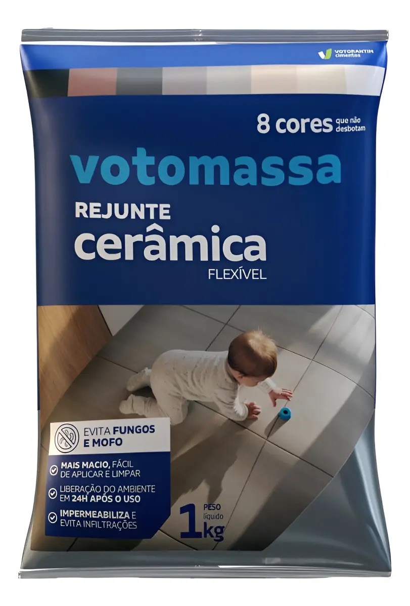 REJUNTE  VOTORAN  CERAMICA 1KG CINZA ESCURO ref. 026965