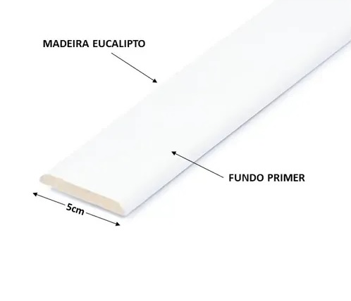 GUARNICAO MAD. LISA PRIMER BRANCA 50 5CM JG 1 LADO ref. 027508