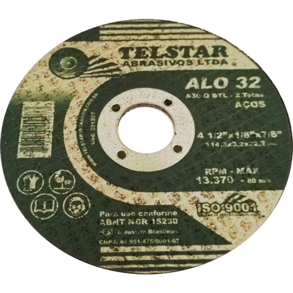 DISCO CORTE FERRO 4.1/2 ACOS ref. 14.0231