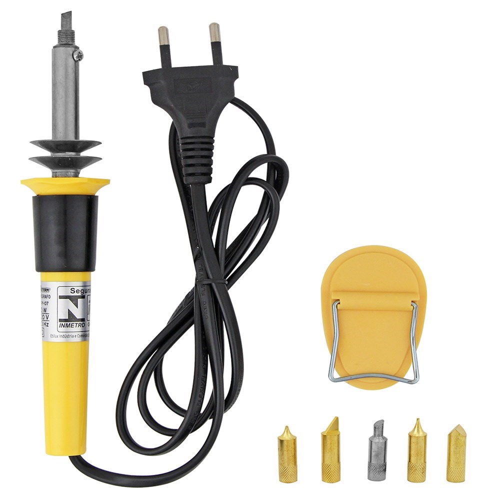 PIROGRAFO WESTERN 127V COM 5 PONTAS PI-06 ref. 024340