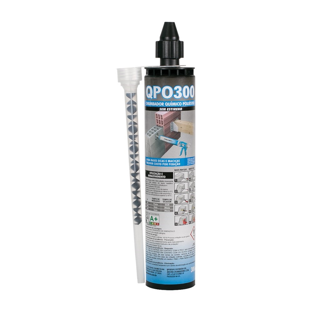 CHUMBADOR QUIMICO INJECAO POLIESTER 300ML QPO300 ref. 026369