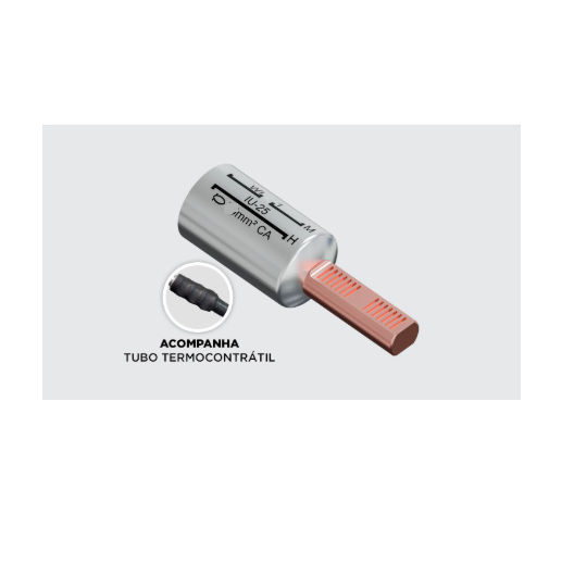 TERMINAL BIMETALICO PINO CHATO 16MM CABO ALUMINIO ref. 027845