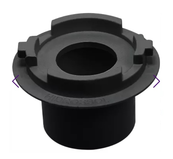 ELETRODUTO PVC ADAPTADOR PRETO P/ CAIXA 1P ref. 027849