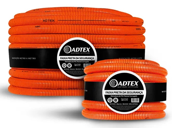 CONDUITE  ROLO CORRUG LARANJA ADTEX  1/2 C/ 10MT ref. 027832