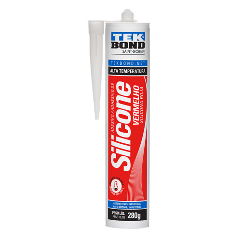 COLA SILICONE  TEKBOND CARTUCHO 280GR A.TEMPERATURA ref. 024387