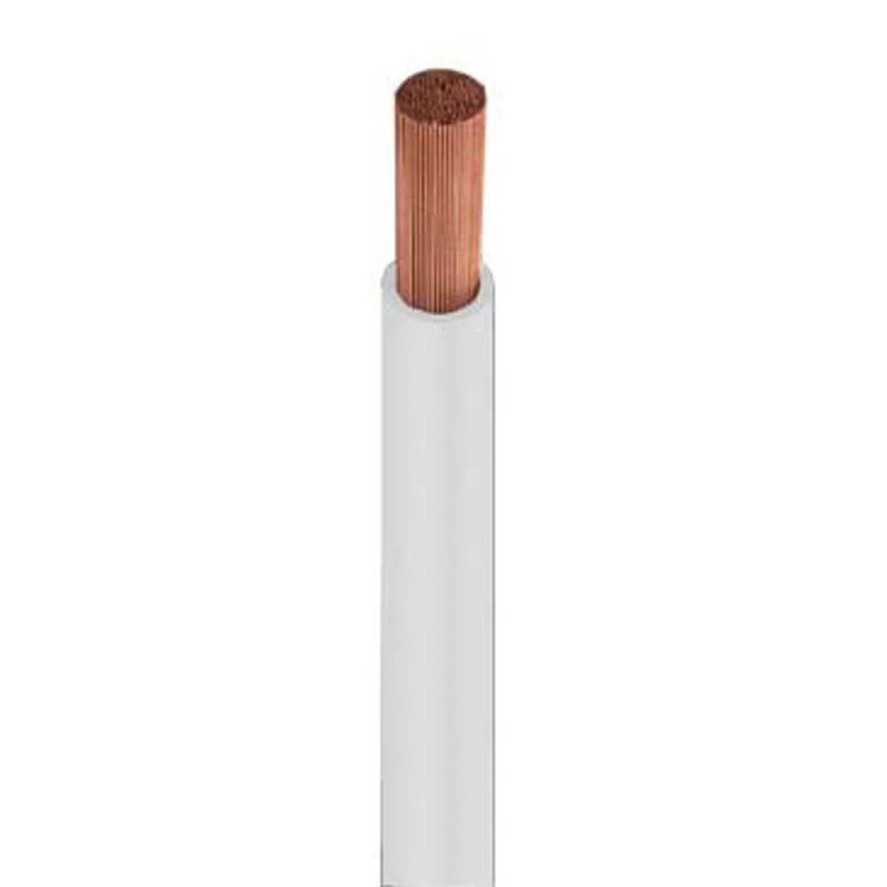 FIO CABO 2,5 MM AUTO FLEX. SIL ** METRO ** BRANCO ref. 027127
