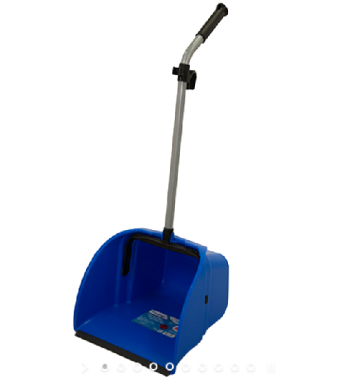 PA DE LIXO COLETORA SUPER CABO METALICO AZUL ref. 027980