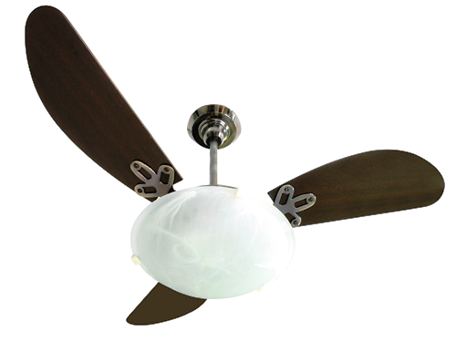 VENTO TETO XX 3 PAS VIENA OURO 127V ref. 12.0880