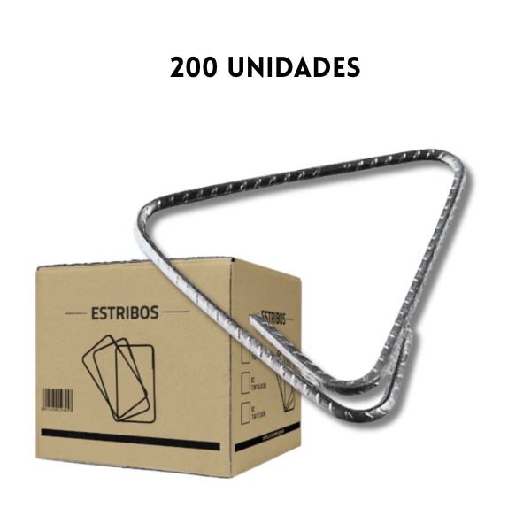 ESTRIBO 4.2 TRIANGULAR 15X15X15 CAIXA C/ 200UN ref. 021068