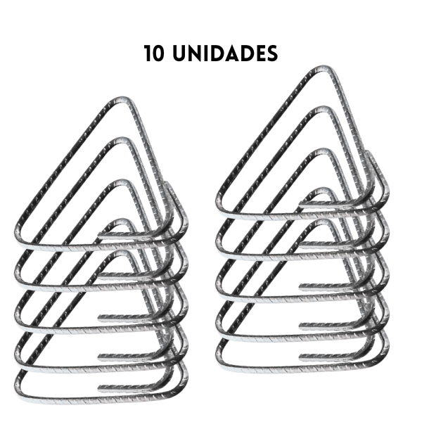 ESTRIBO 4.2 TRIANGULAR 15X15X15 PACOTE COM 10UN ref. 027977